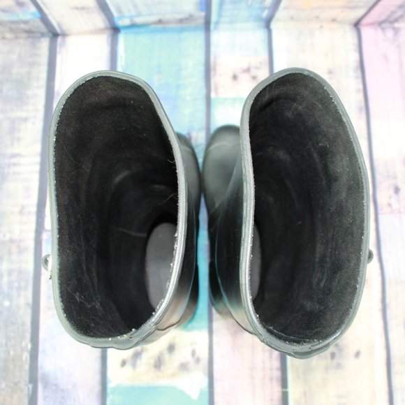 Hunter Original Tall Rain Boots Matte Black Size 9 - Picture 6 of 9